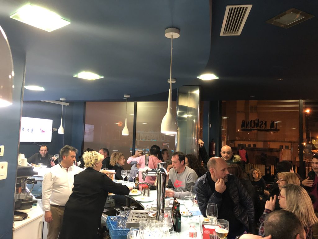 Logroño de pincho en la cafetería La Esquina